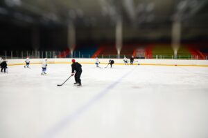 Playing hockey games